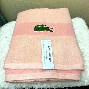 Lacoste Bath Towel NWT